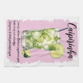 カイピリンハカクテルレシピ キッチンタオル (横)