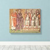 カイファスの前のイエス キャンバスプリント (インサイチュ (ウッドフロア))