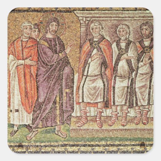 カイファスの前のイエス スクエアシール (正面)