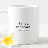 カイマユーモアのあるニア方言ダヤマスサ コーヒーマグカップ