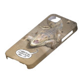 カイマンの文字の気球の電話箱 Case-Mate iPhoneケース (下部)