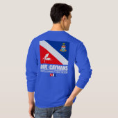 カイマンズアパレルを飛び込む Tシャツ (裏面フル)