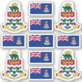 カイマン州のシンボル/腕と旗のコート シール (正面)