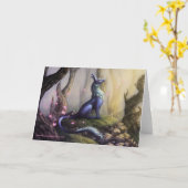 カイヤ・ウェルズの「穏やかな朝」 – カー空白のド カード (黄色い花)