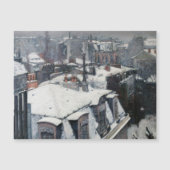カイユボット - 雪の屋根 磁石カード (正面)