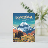 カイラス山 中国 ポストカード (スタンド正面)