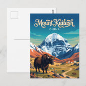 カイラス山 中国 ポストカード (正面/裏面)