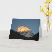 カイラス山 • 挨拶状 カード (黄色い花)