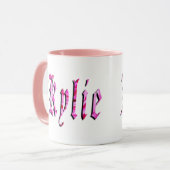 カイリー ネーム ロゴ リンガー コンボ コーヒーマグ マグカップ (正面左)