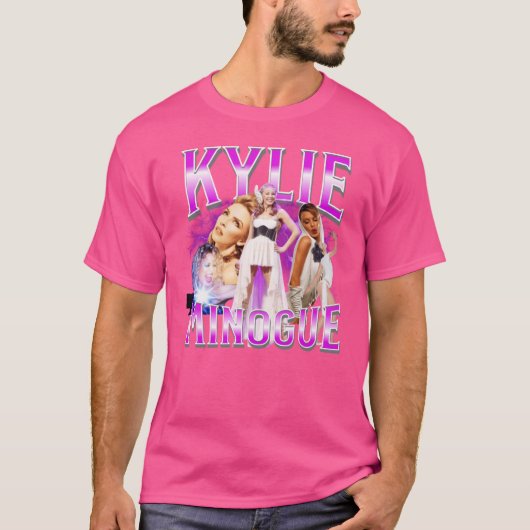 カイリー・ミノーグ 海賊版 90年代 レトロ Tシャツ (正面)