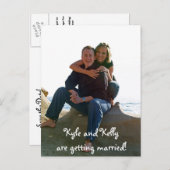 カイルとケリーは結婚する！ 案内ポストカード (正面/裏面)