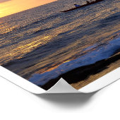 カイルアコナハワイコラージュ20 x 16ポスター ポスター (角)