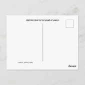 カイルアコナビッグアイランドハワイのモカイカウア教会 ポストカード (裏面)