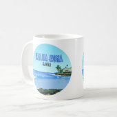 カイルアコナビッグアイランドハワイヴィンテージ コーヒーマグカップ (正面左)