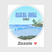 カイルアコナビッグアイランドハワイヴィンテージ シール (シート)