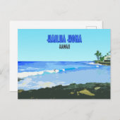 カイルアコナビッグアイランドハワイヴィンテージ ポストカード (正面/裏面)
