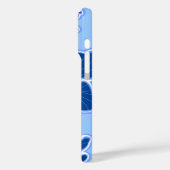 カイルアハイビスカスハワイアンエンジニアードフローラブルー Case-Mate iPhoneケース (裏面 / 左)