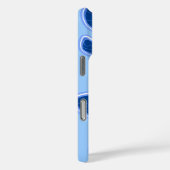 カイルアハイビスカスハワイアンエンジニアードフローラブルー Case-Mate iPhoneケース (裏面 / 右)