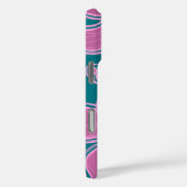 カイルアハイビスカスハワイアンオーバーサイズフローラティール(緑がかった色) Case-Mate iPhoneケース (裏面 / 右)