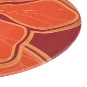 カイルアハイビスカスハワイアンガラス切断板 カッティングボード (角)