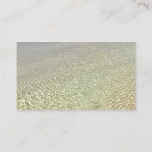 カイルアビーチ 名刺 (裏面)