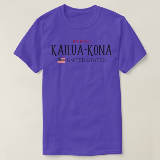 カイルア統一されたハワイ州Tシャツ Tシャツ (デザイン正面)