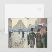 カイルボッテパリ通り雨天時CC0705 ポストカード (正面/裏面)