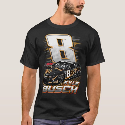 カイル・ブッシュ 8 Rcr Tシャツ (正面)
