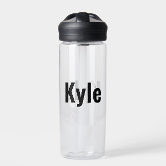 カイル・メンスの名前 ウォーターボトル