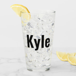 カイル・メンスの名前 タンブラーグラス