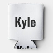 カイル・メンスの名前 缶クーラー (正面)