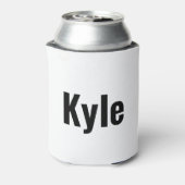 カイル・メンスの名前 缶クーラー (缶裏面)