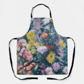 カイレボッテ – 白と黄色の菊 エプロン (正面)