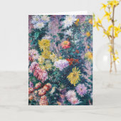 カイレボッテ – 白と黄色の菊 カード (黄色い花)