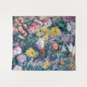 カイレボッテ – 白と黄色の菊 タペストリー (正面(横))