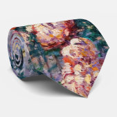 カイレボッテ – 白と黄色の菊 ネクタイ (ロール)