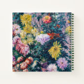 カイレボッテ – 白と黄色の菊 ノートブック (裏面)