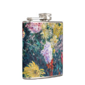 カイレボッテ – 白と黄色の菊 フラスク (右)