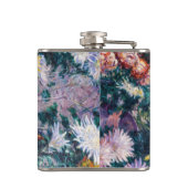 カイレボッテ – 白と黄色の菊 フラスク (裏面)