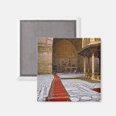 カイロのイスラム教のモスクに通じる祈りの言葉のラグ、 マグネット (正面/裏面)