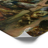 カイロのグランドモスクに位置するナポレオン・ボナパルト ポスター (角)