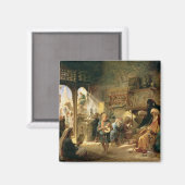 カイロのコーヒーハウス1870年代 マグネット (正面/裏面)