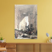 カイロのシルク商人のバザール"エジプトa キャンバスプリント (インサイチュ (リビング))