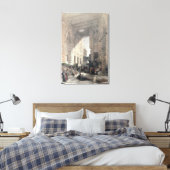 カイロのシルク商人のバザール"エジプトa キャンバスプリント (インサイチュ (寝室))