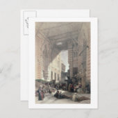 カイロのシルク商人のバザール"エジプトa ポストカード (正面/裏面)