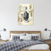 カイロのハマムから戻るアラブの少女 キャンバスプリント (インサイチュ (寝室))