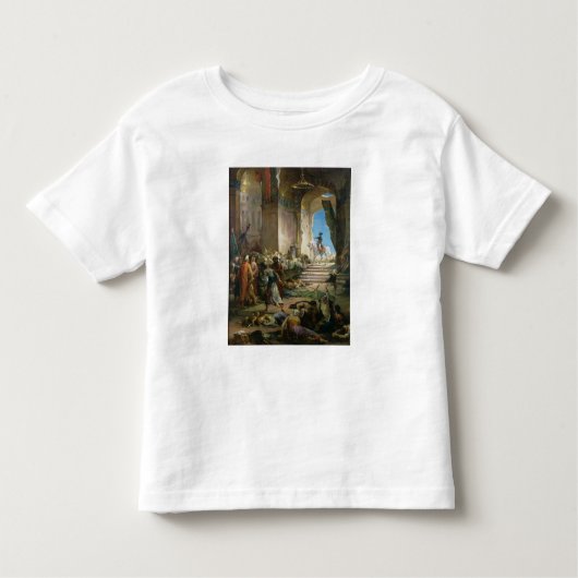 カイロの壮大なモスクのNapoleon Bonaparte トドラーTシャツ (正面)