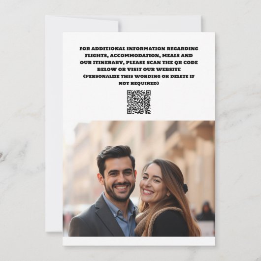 カイロの結婚式は日付を保存Sphinx pyramidエジプト セーブザデート (裏面)