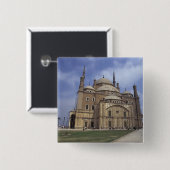 カイロの要塞のモハメド·アリ·モスク， 2 缶バッジ (正面&裏面)