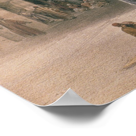 カイロの警察のバザールは、「エジプトと ポスター (角)